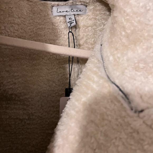 Sherpa shearling moto jacket - Picture 3 of 3